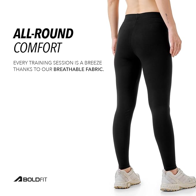 Boldfit Women High Rise Gym Wear Stretchable Yoga Pants Fitness Leggings Gym Pants Multipurpose Track Pant Workout Tights Active Wear Lower